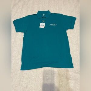 The Mountain Teal Polo Shirt with Juniper 💚💎Embroidery